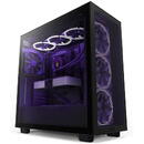 Carcasa NZXT H7 Flow All tower case, tempered glass, black - window