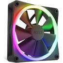 NZXT F120 RGB triple pack 120x120x26, case fan (black, 3-pack incl. RGB & fan controller)