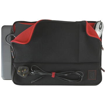 Techair Slipcase Z0331v2 Black / Red 15.6 - TANZ0331v2