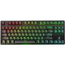 Tastatura BlitzWolf BW-KB2 gaming keyboard, mechanical, Blue switch RGB,USB, Cu fir,Negru
