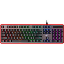 Tastatura Havit KB870L Tastatura Mecanica Gaming, Iluminare RGB,USB, Cu fir, 104 taste, Negru