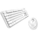 Tastatura Wireless keyboard + mouse set MOFII Sweet 2.4G (white)