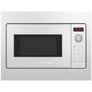 Cuptor cu microunde Bosch BFL523MW3 Microwave Oven, Built-in, 800W, 20L,Alb
