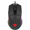 Mouse Genesis Krypton 220 Optical with Software, RGB, Wired, Black