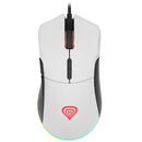 Mouse Genesis Krypton 290 6400DPI with Software, RGB, Wired, White