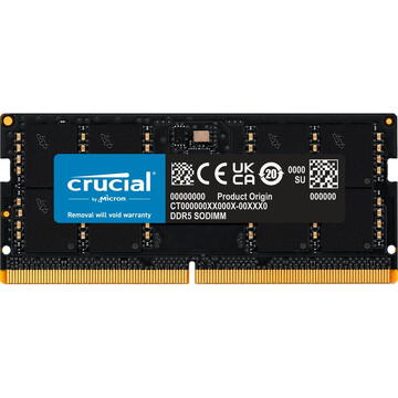 Memorie laptop Crucial D5S DDR5 32GB 4800MHZ CL40