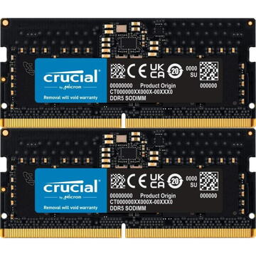 Memorie laptop Crucial DDR5  16GB 4800MHZ CL40 Dual-Kit