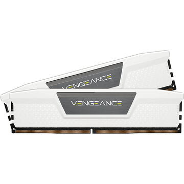 Memorie Corsair Vengeance White 64GB, DDR5-5200MHz, CL40, Dual Channel