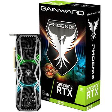 Placa video Gainward GeForce RTX 3070 Phoenix GS 8GB, GDDR6, 256bit