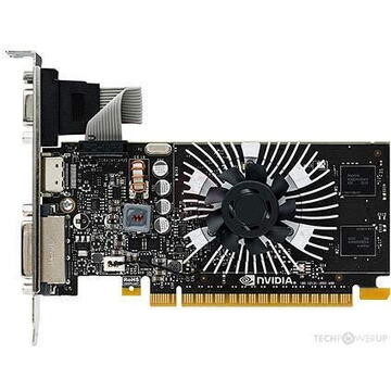 Placa video Biostar GeForce GT730, 2GB, GDDR3, 128 bit, DVI-I, D-Sub, HDMI