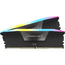 Memorie Corsair VENGEANCE RGB, 32GB, DDR5-6000MHz, CL36, Dual Channel