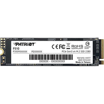 SSD Patriot P310 480GB PCI Express 3.0 x4 M.2