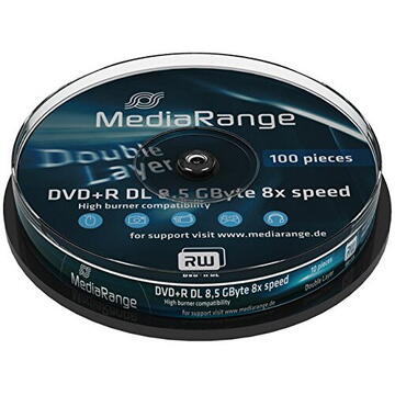 MediaRange DVD+DL 8x CB 8,5GB MediaR 10 pieces