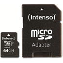 Card memorie Intenso UHS-I Performance 64 GB microSDXC, memory card (black, UHS-I U1, Class 10)