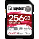 Card memorie Kingston Canvas React Plus 256GB SDXC Memory Card (Black, UHS-II U3, Class 10, V90)
