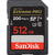 Card memorie SanDisk Extreme PRO 512 GB SDXC, memory card (black, UHS-I U3, Class 10, V30)