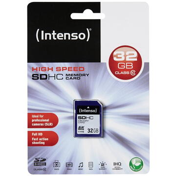 Card memorie Intenso SD 32GB 12/20 Class 10