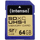 Card memorie Intenso SD 64GB 10/45 Secure Digital UHS-I