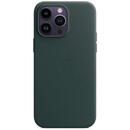 Husa Apple iPhone 14 Pro Max Leather MagSafe - Forest Green