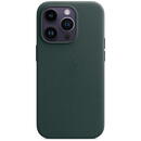 Husa Apple iPhone 14 Pro Leather MagSafe - Forest Green