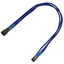 Nanoxia 3-Pin Molex extension cable 30cm blue