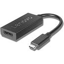 Lenovo Adapter USB-C > DisplayPort 4K (black, 20cm)
