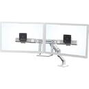 Suport monitor Ergotron HX dual monitor desk arm - white