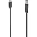Hama USB-C Cable, USB-C Plug – USB-B Plug, USB 2.0, 480 Mbit/s, 1.50 m