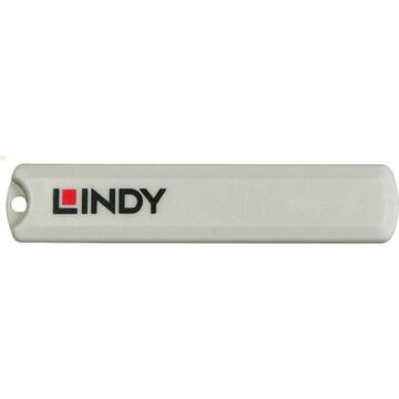 Lindy USB-C port lock red