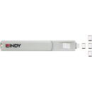 Lindy USB-C port lock white