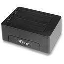 i-tec SATA HDD docking station (black, USB, 2.5 "/ 3.5" SATA)