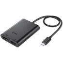 i-tec adapter USB-C> Dual HDMI 4K (black)