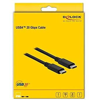 DeLOCK cable USB4 20Gbps 2m bk - 86980