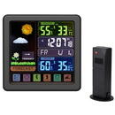 Hama "Premium" Weather Station with LED Colour Display and USB Charging Function