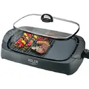 Adler AD 6610 Electric Grill, Power 3000 W, Non-stick coating, Black