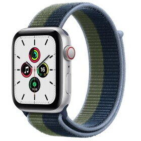 Smartwatch Apple Watch SE Alu Cell 44mm SR Sport Loop abyss blue / moss green