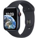 Smartwatch Apple Watch SE GPS+Cell 44mm Alu Midnight/Midnight Sport Band