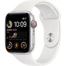 Smartwatch Apple Watch SE GPS+Cell 40mm Alu Silver/White Sport Band