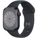 Smartwatch Apple Watch Series 8 GPS + Cellular 41mm Midnight Aluminium Case / Midnight Sport Band Regular