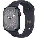 Smartwatch Apple Watch 8 Cell 45mm Alu Midnight/Midnight Sport Band