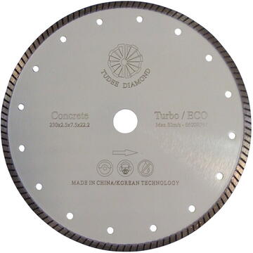 TU-DEE DIAMOND Tudee 230x22.2mm, Disc diamantat debitare beton dur