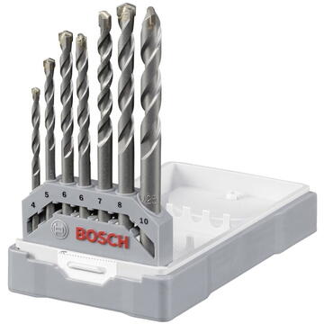 Bosch Set 7 burghie pentru beton CYL-3, D4-10mm