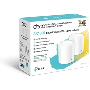 Router wireless TP-LINK KIT AX1800 MESH WIFI 6 SYSTEM2PK