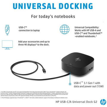HP ACC DOCK USB-C/A UNIVERSAL