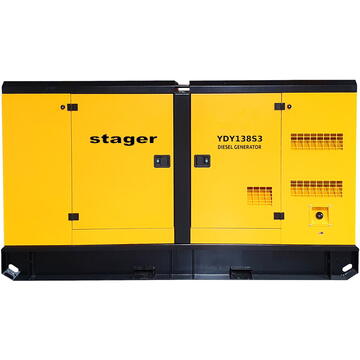 Stager YDY138S3 Generator insonorizat diesel trifazat 125kVA, 180A, 1500rpm