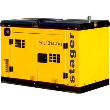Stager YDE13TA-TA3 Generator insonorizat diesel dual 10kW, 39A, 3000rpm