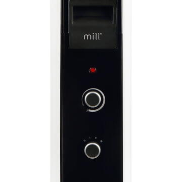 mill Radiator portabil cu ulei 1000 W AB-H1000MEC, Termostat mecanic, 3 trepte