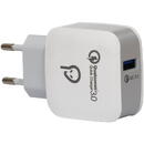 Incarcator de retea INCARCATOR retea SPACER Quick Charge 3.0 18W, USB "SPAR-USBQ-01" (include TV 0.18lei)