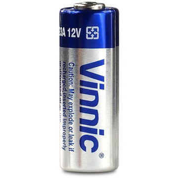 Vinnic Baterii A23 alkaline 12 volti blister de 5 buc, pentru Telecomenzi, Alarme casa, autoturisme sau alte dispozitive