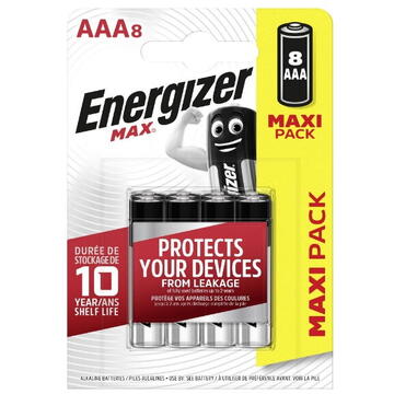 Energizer Max 426578 Battery AAA LR03 8 pcs Eco pack